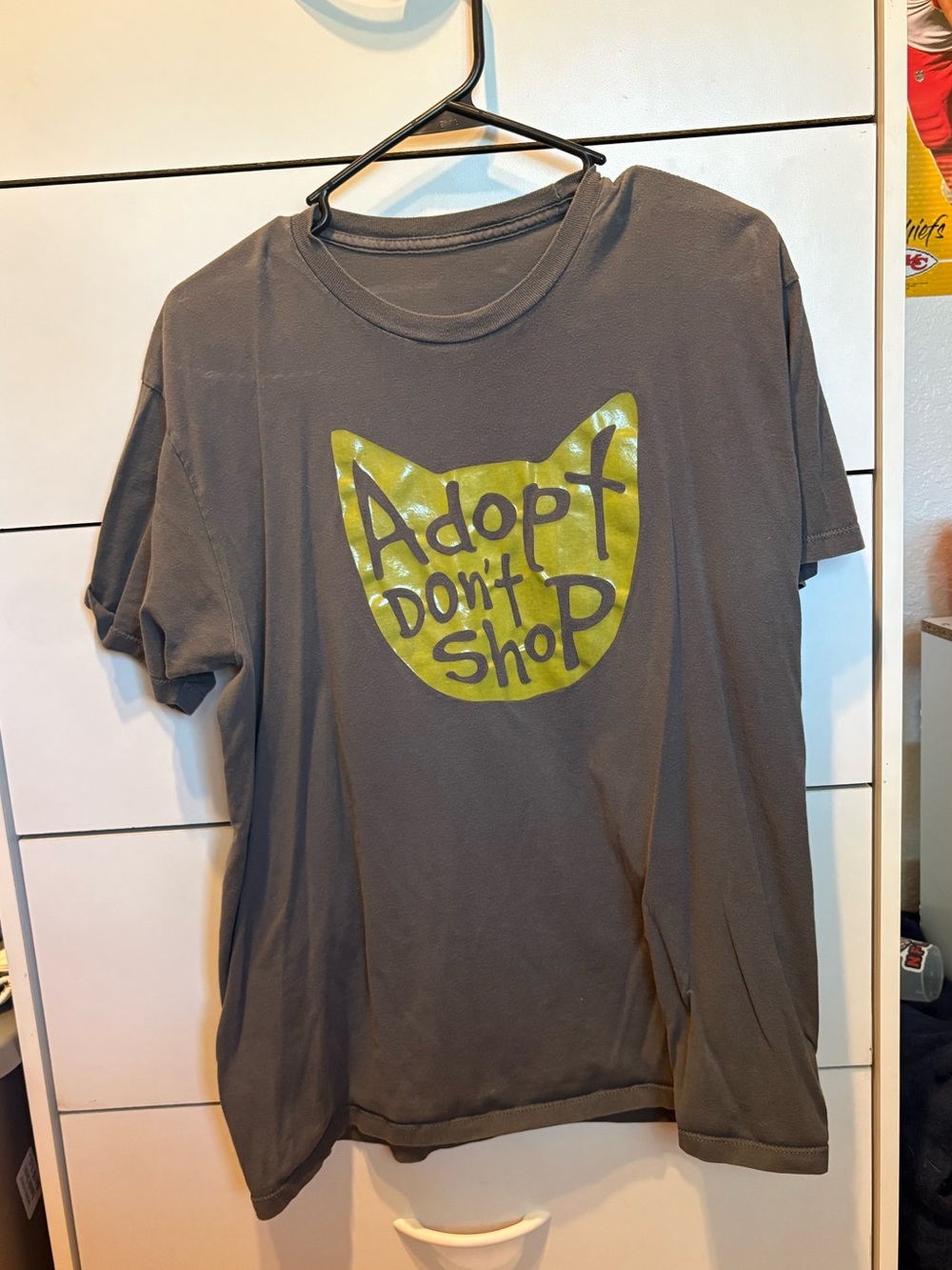 Adopt Don't Shop Graphic Tee